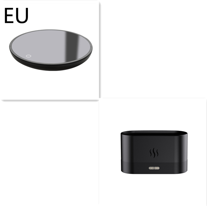Aromadiffuser med flammelys og automatisk avstenging, ultralyd