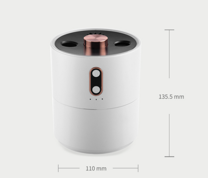 Vulkan flamme diffuser – aroma luftfukter med nattlys