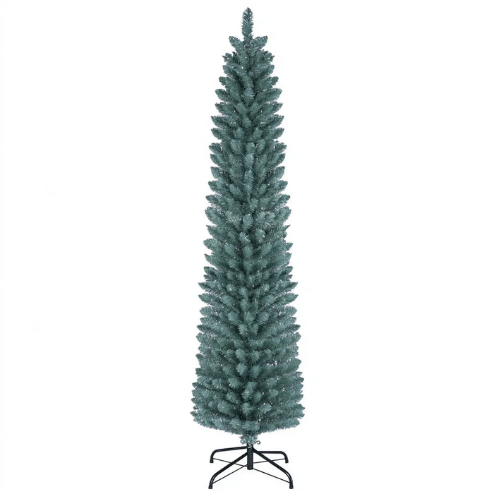 Varmeriket Smalt frostet juletre 183 cm uten lys