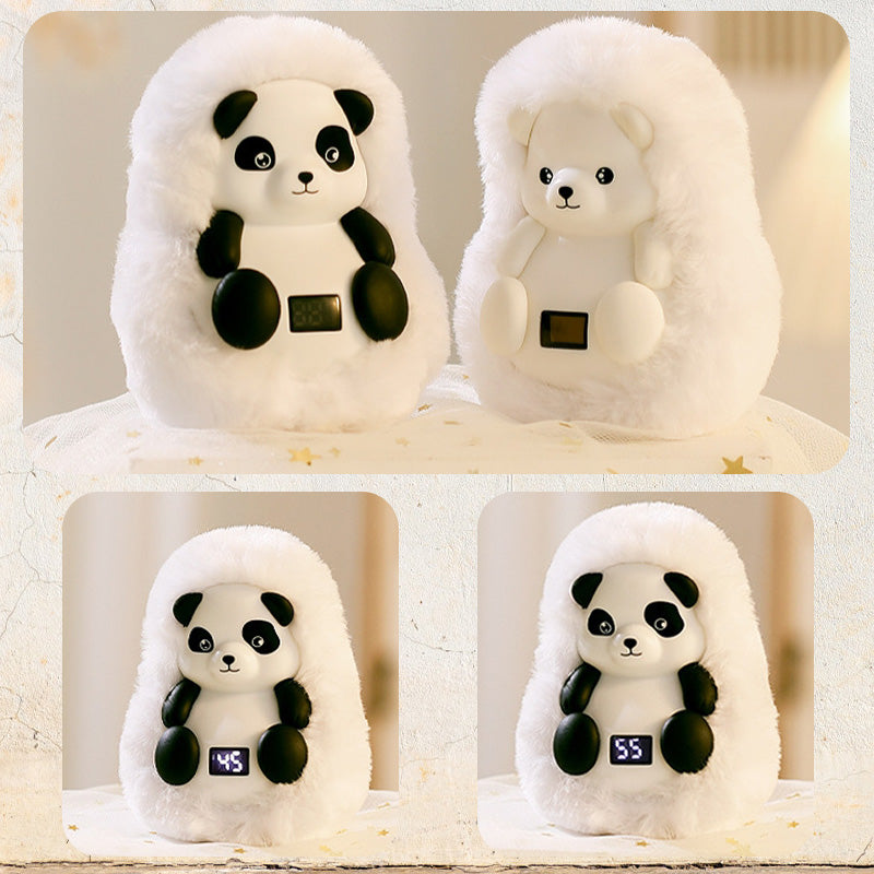 Varmeriket™ Oppladbar plysjhåndvarmer som isbjørn eller panda