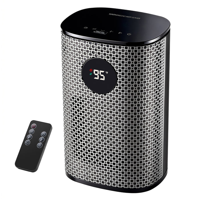 Varmeriket Keramisk tårnovn 1500 W med oscillering og fjernkontroll