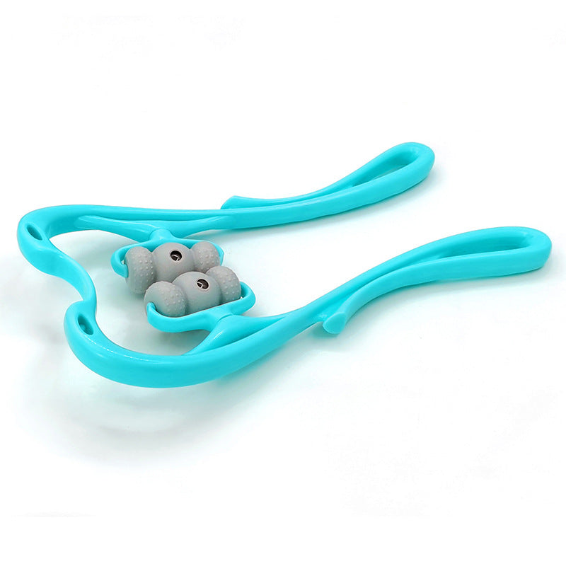 Manuell nakkemassasjerulle med rullehoder