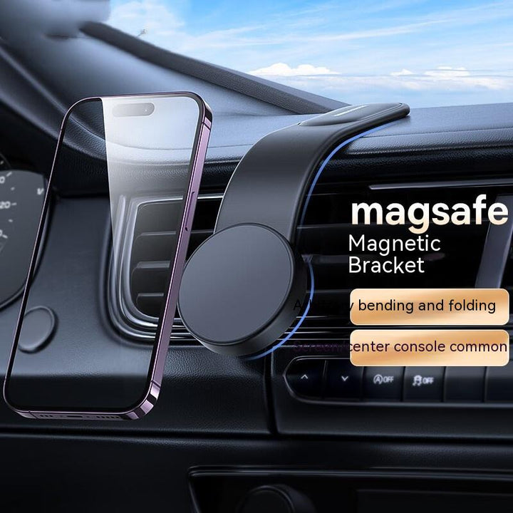 Magnetisk mobilholder med bøyelig arm i bil