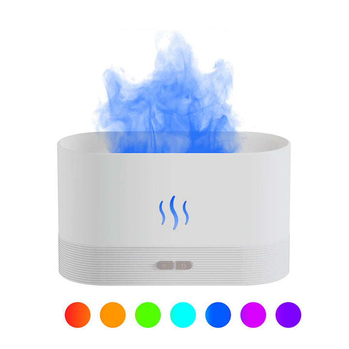 Aromadiffuser med flammelys og automatisk avstenging, ultralyd