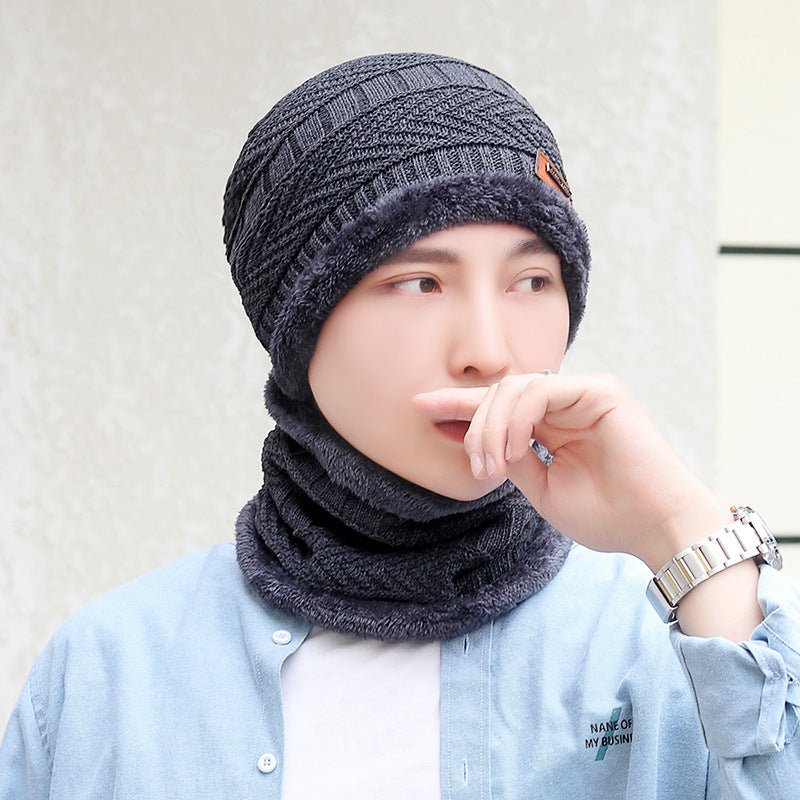 Balaklava i myk fleece-strikk med nakkebeskyttelse, unisex