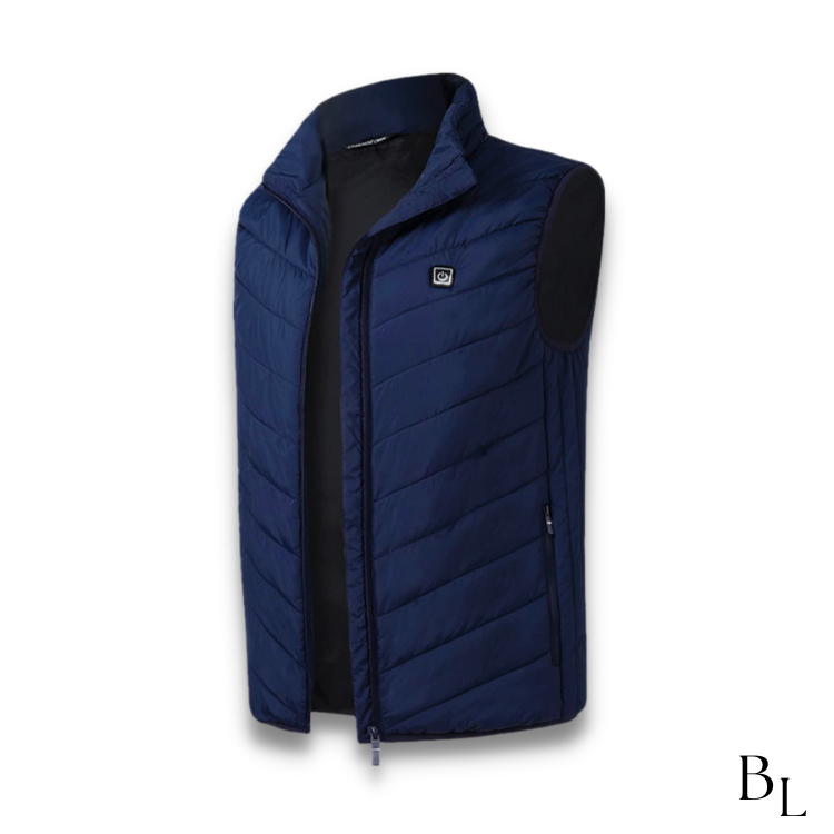 Varmeriket™ Varmevest i vind- og vanntett nylon med nakkevarme