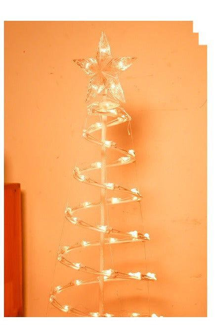 Varmeriket LED-spiraljuletre på 180 cm med stjerne