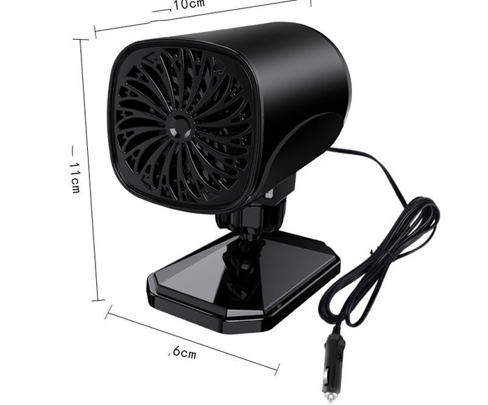 Varmeriket Bilvarmer og defroster for frontruta, 12 V eller 24 V