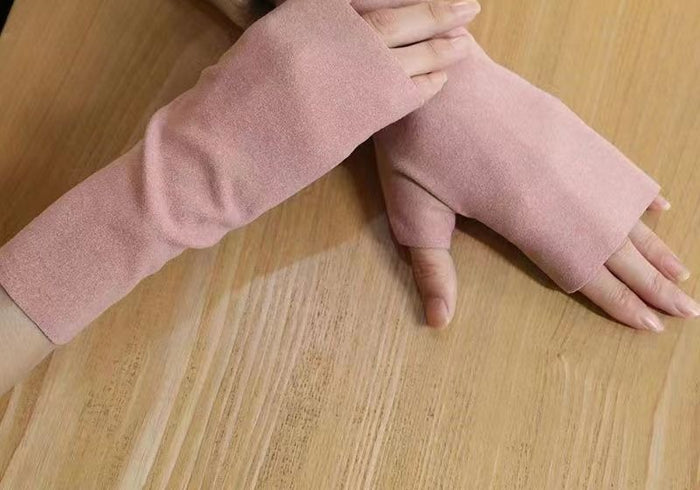 Varmeriket Fingerløse håndledsvarmere i myk strikk