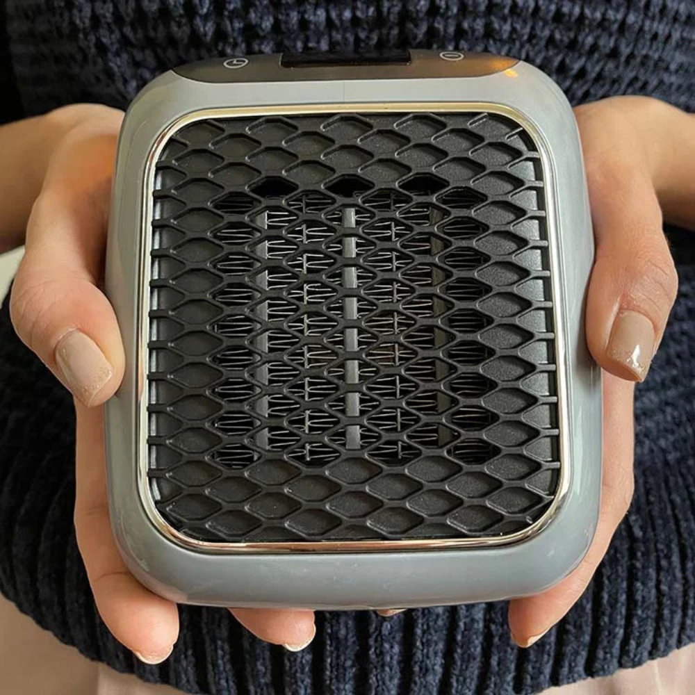 Varmeriket™ Energisparende varmeovn 800W med veltesikring, 1,2 kg