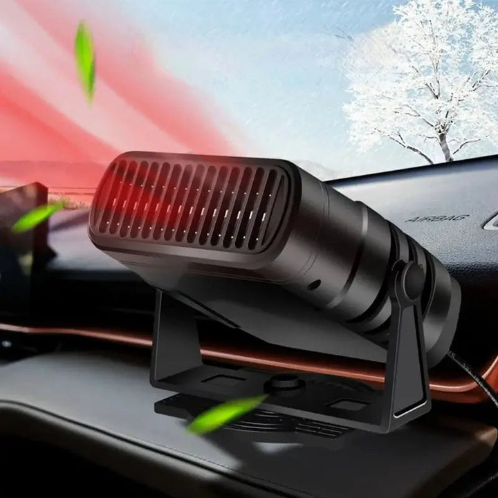 Varmeriket™ Bærbar 12V bilvarmer og kjøler med 360° dreibart feste