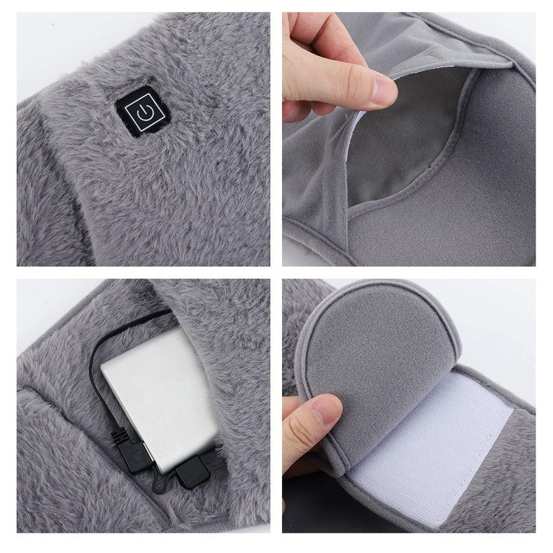 Varmeriket™ USB-varmebelte for mage og hender med tre varmenivåer