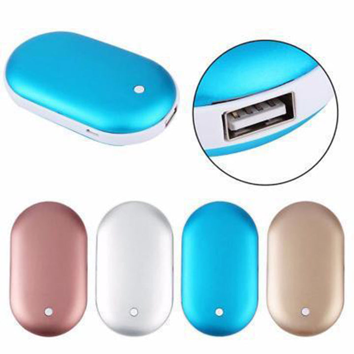 Varmeriket™ Oppladbar håndvarmer med powerbank 5200 mAh