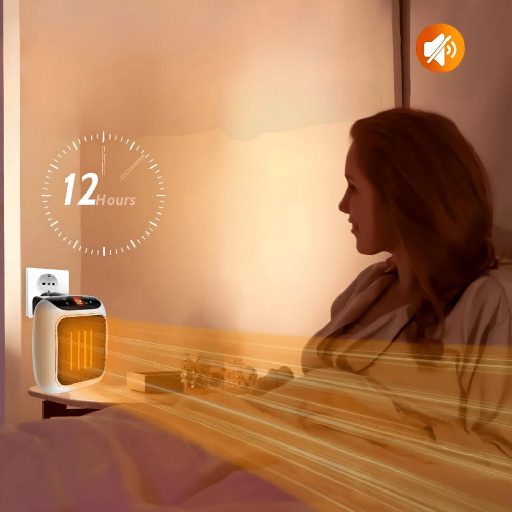Varmeriket™ Keramisk veggvarmer med termostat 16–32 °C