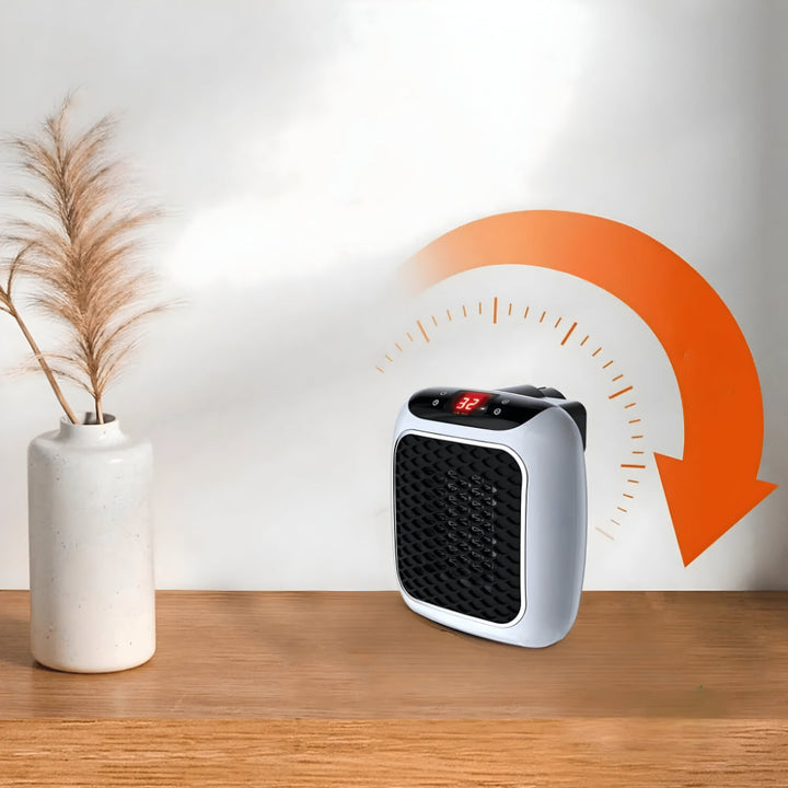 Varmeriket™ Keramisk veggvarmer med termostat 16–32 °C