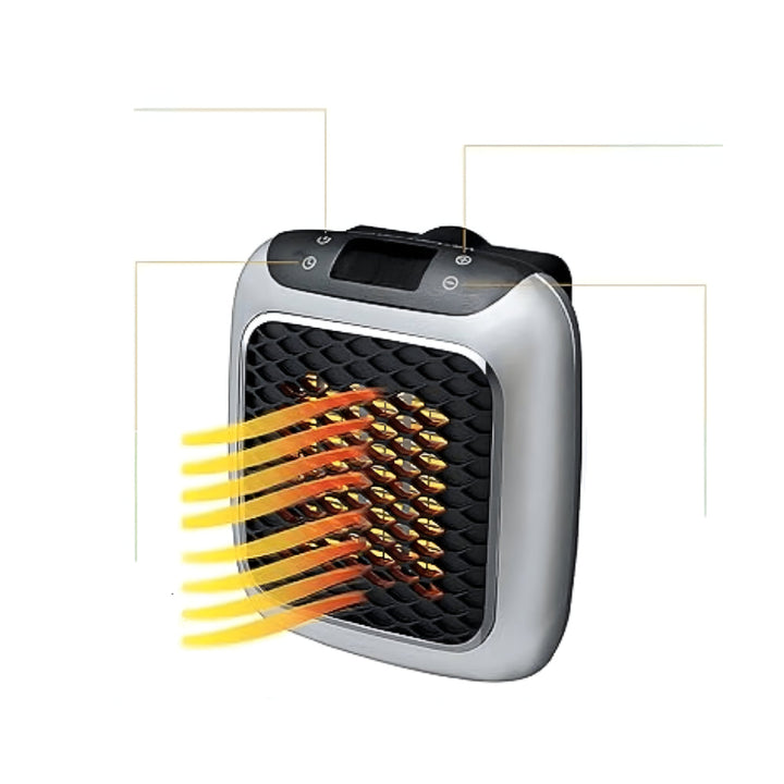 Varmeriket™ Keramisk veggvarmer med termostat 16–32 °C