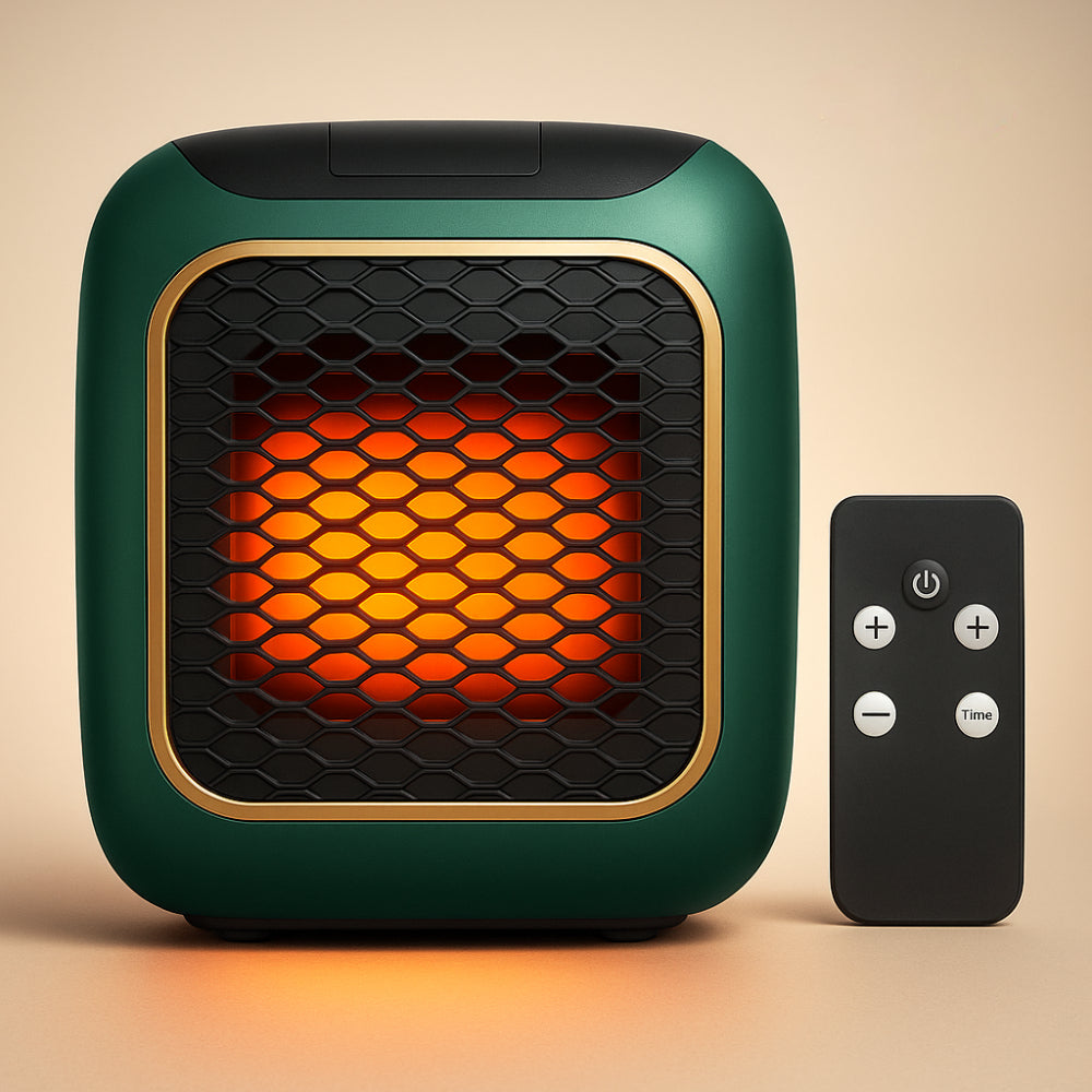 Varmeriket™ Keramisk veggvarmer med termostat 16–32 °C
