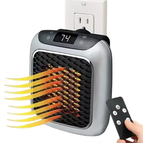Varmeriket™ Kompakt keramisk varmeovn 800 W med timer, opptil 32,5 m²