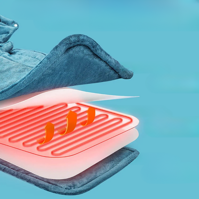 Varmeriket™ Elektrisk varmesjal for nakke og skuldre med rask varme