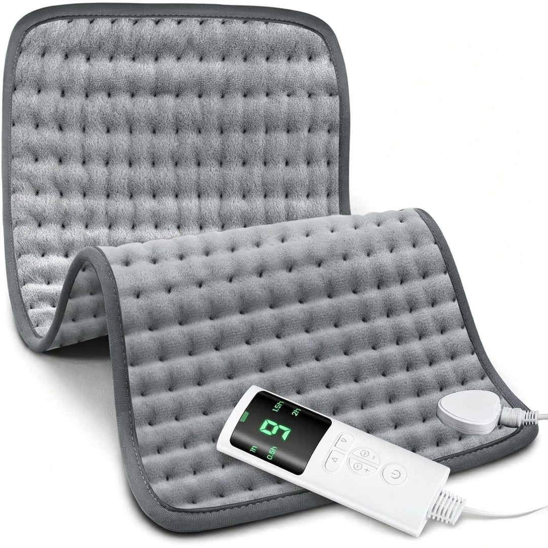 Varmeriket™ Elektrisk varmeteppe med massasje og fjernkontroll