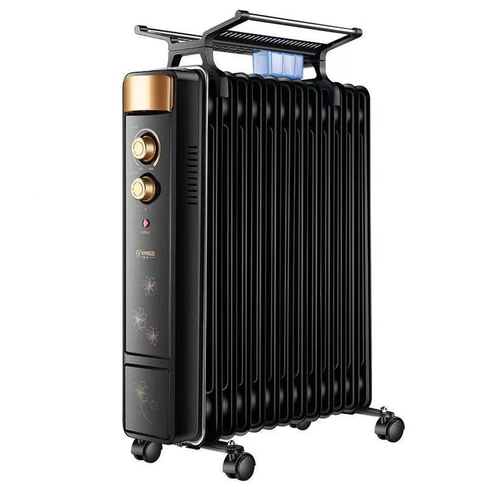 Varmeriket™ Kraftig oljeradiator 2000 W med veltebryter og hjul