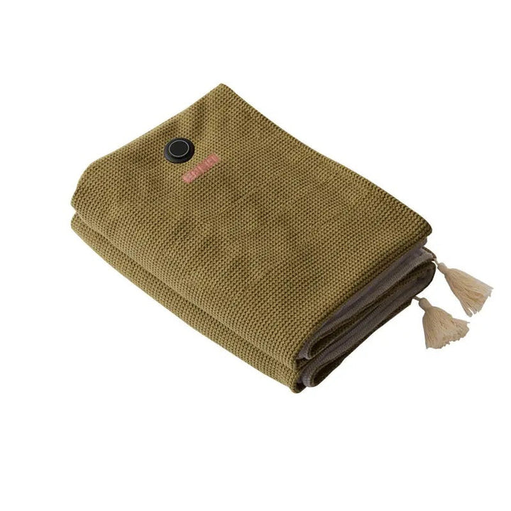 Varmeriket™ USB-varmepledd i vaffelfleece med tre varmenivåer