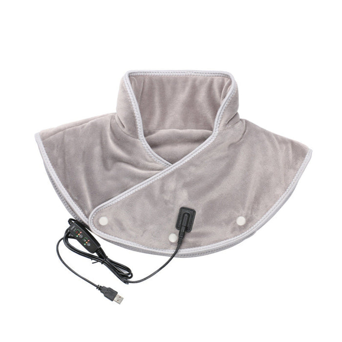 Varmeriket™ Varmepute for nakke og skuldre med massasje via USB