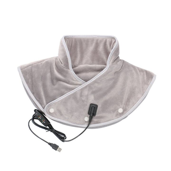 Varmeriket™ Varmepute for nakke og skuldre med massasje via USB