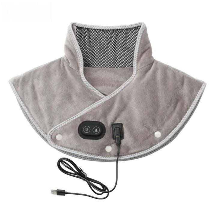 Varmeriket™ Varmepute for nakke og skuldre med massasje via USB