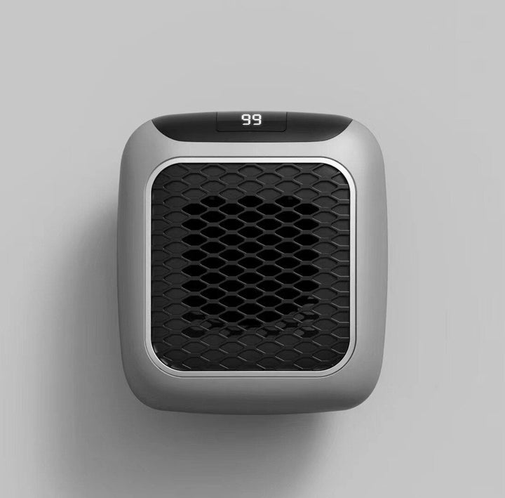 Varmeriket™ Mini vifteovn for veggmontering, 800 W med LED-display