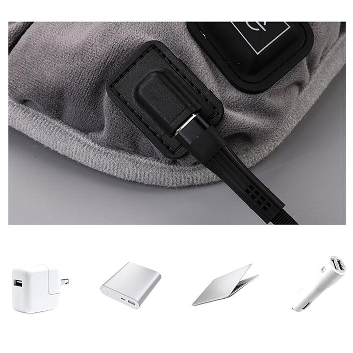 Varmeriket™ USB-C-oppvarmet sittepute med tre varmenivåer