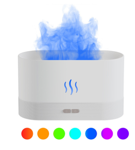 Varmeriket Ultralyd aromadiffuser med flammelys – stille og med auto-av