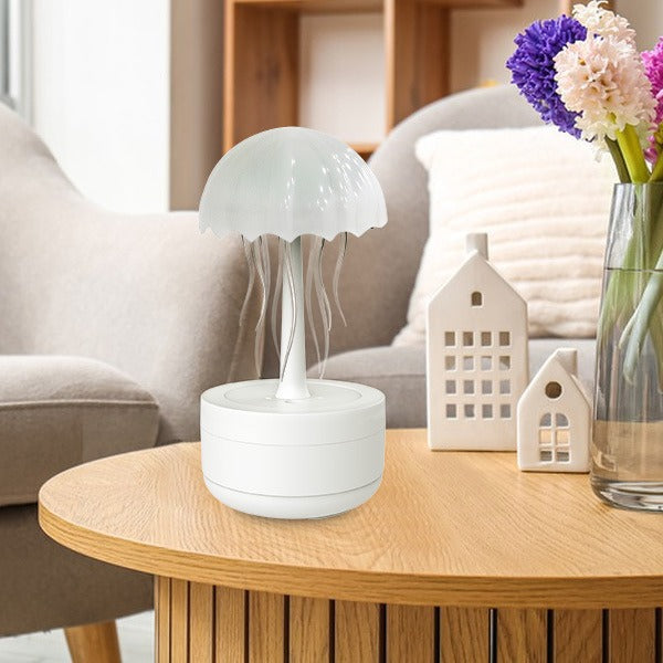 Aroma diffuser med manet, fargerikt nattlys og kraftig tåke