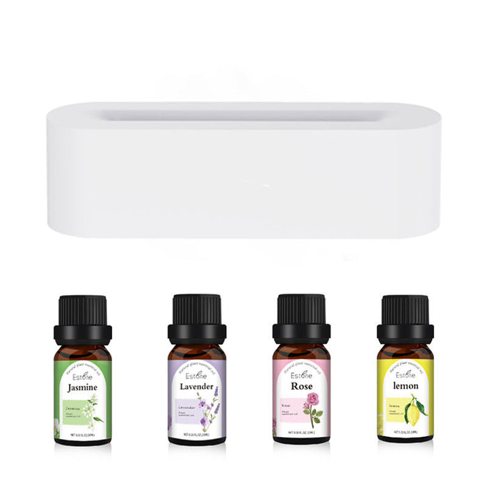Varmeriket Aromadiffuser med flammelys og 7 farger – kan fås med eteriske oljer