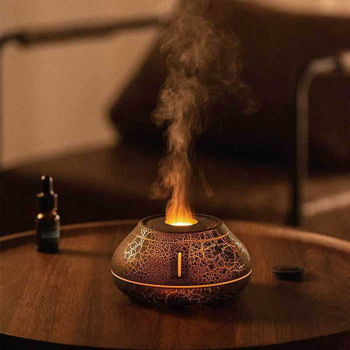 Varmeriket Luftfukter med fargerikt flammelys – 130 ml og 20 dB
