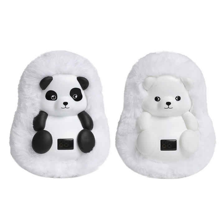Varmeriket™ Oppladbar plysjhåndvarmer som isbjørn eller panda