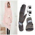 Pleddgenser med varme – USB-oppvarmet oversized hoodie