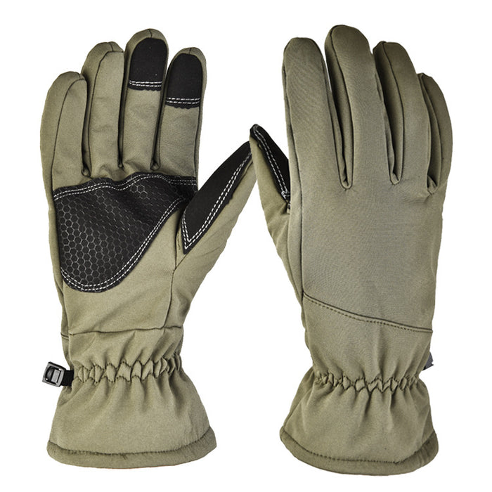 Varmeriket Softshell vinterhansker med touch og sklisikker håndflate
