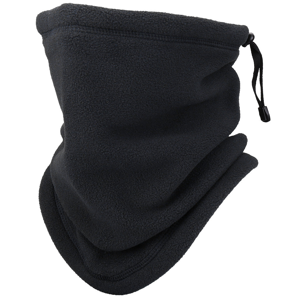 Nakkevarmer i fleece med halvmaske, vindtett, unisex