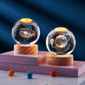 Krystallkule med 3D-motiv – 6 eller 8 cm, med eller uten lysfot