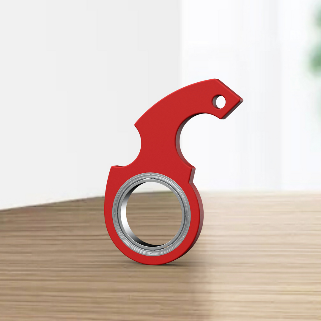 Fidget spinner som nøkkelring