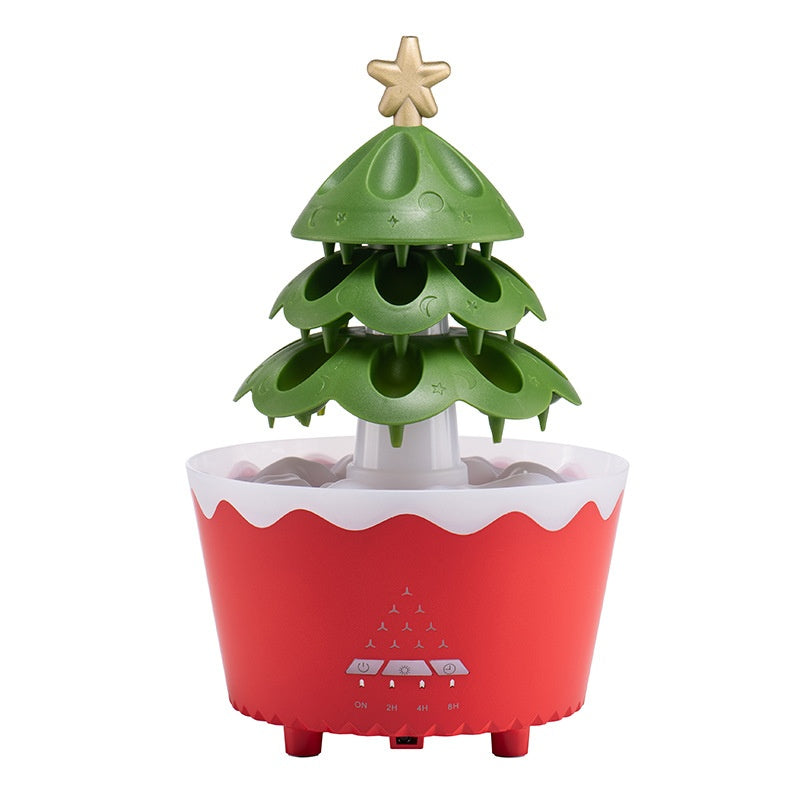 Liten stille aroma diffuser med fjernkontroll og pustende lys