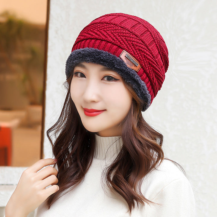 Balaklava i myk fleece-strikk med nakkebeskyttelse, unisex