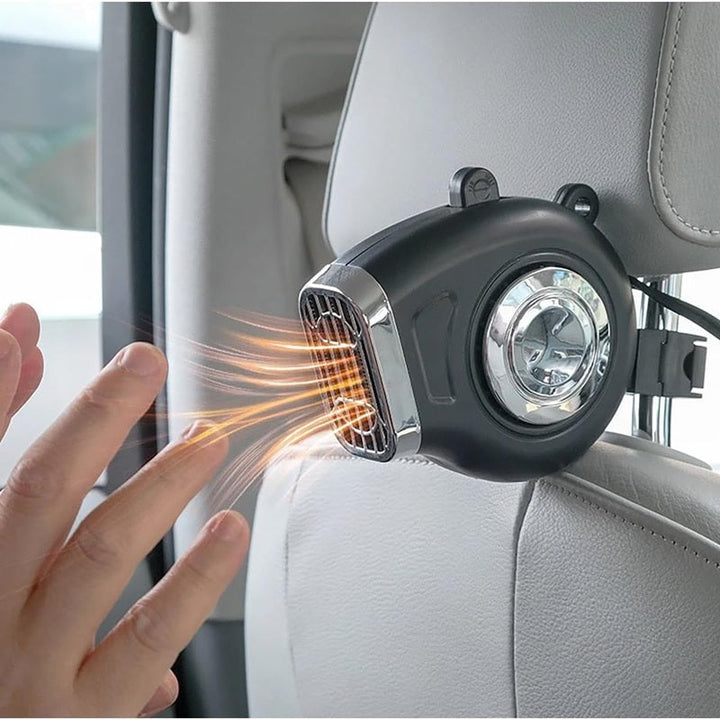 Varmeriket™ Bilvarmer 12V med 360° feste og justerbart håndtak