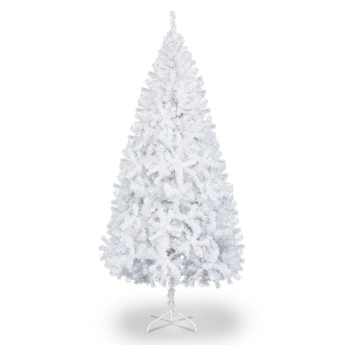 Varmeriket Hvitt kunstig juletre 152 cm med hengslede grener