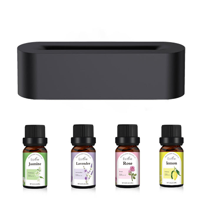 Varmeriket Aromadiffuser med flammelys og 7 farger – kan fås med eteriske oljer