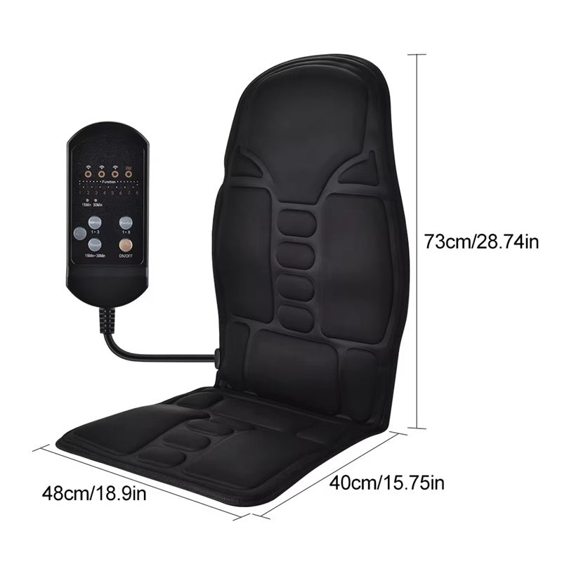 Varmeriket™ Massasjepute til stol med varme og 7 motorer