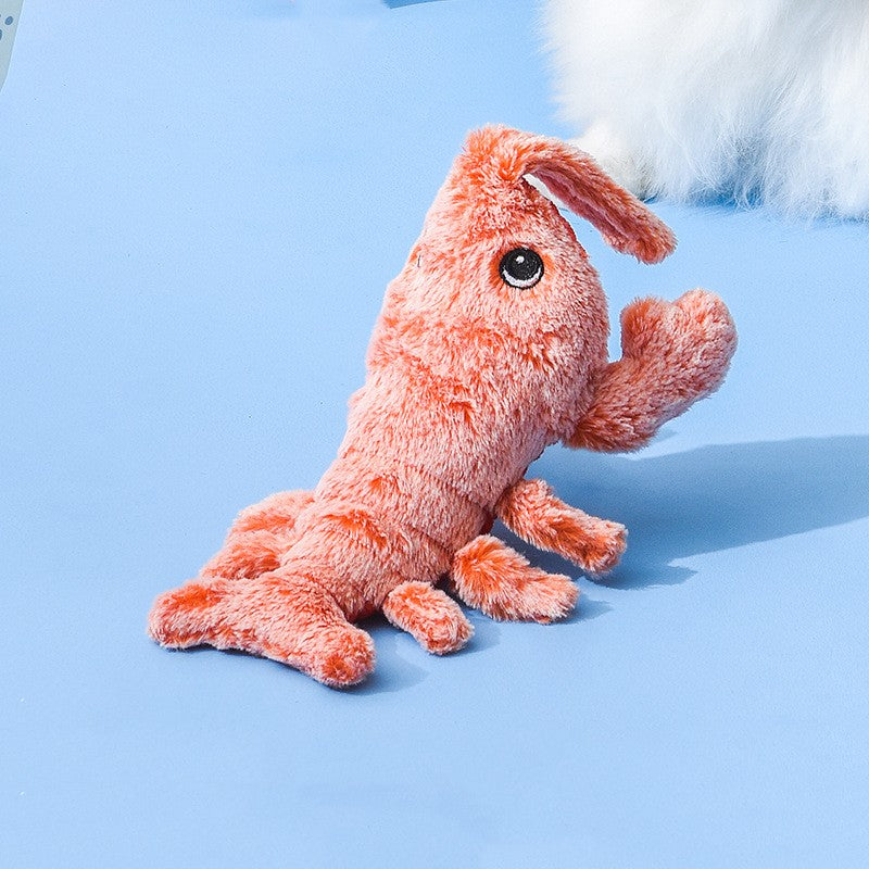 Oransje plysjhummer katteleke