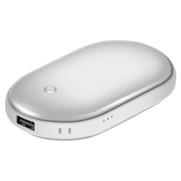 Oppladbar håndvarmer med 5000 mAh og tre varmenivåer