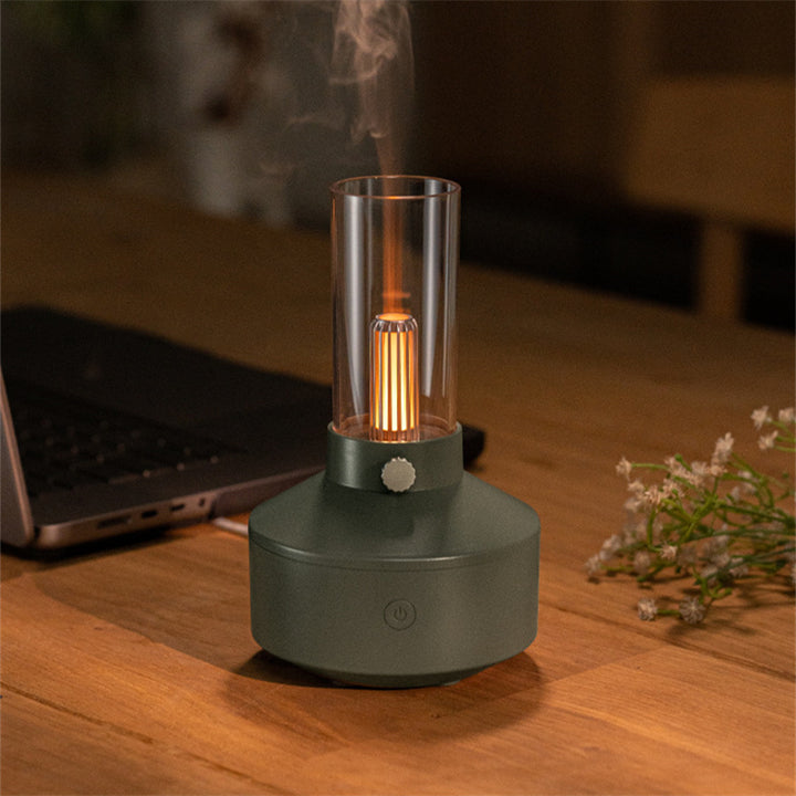 Aroma diffuser med retro glødelys og automatisk avstenging